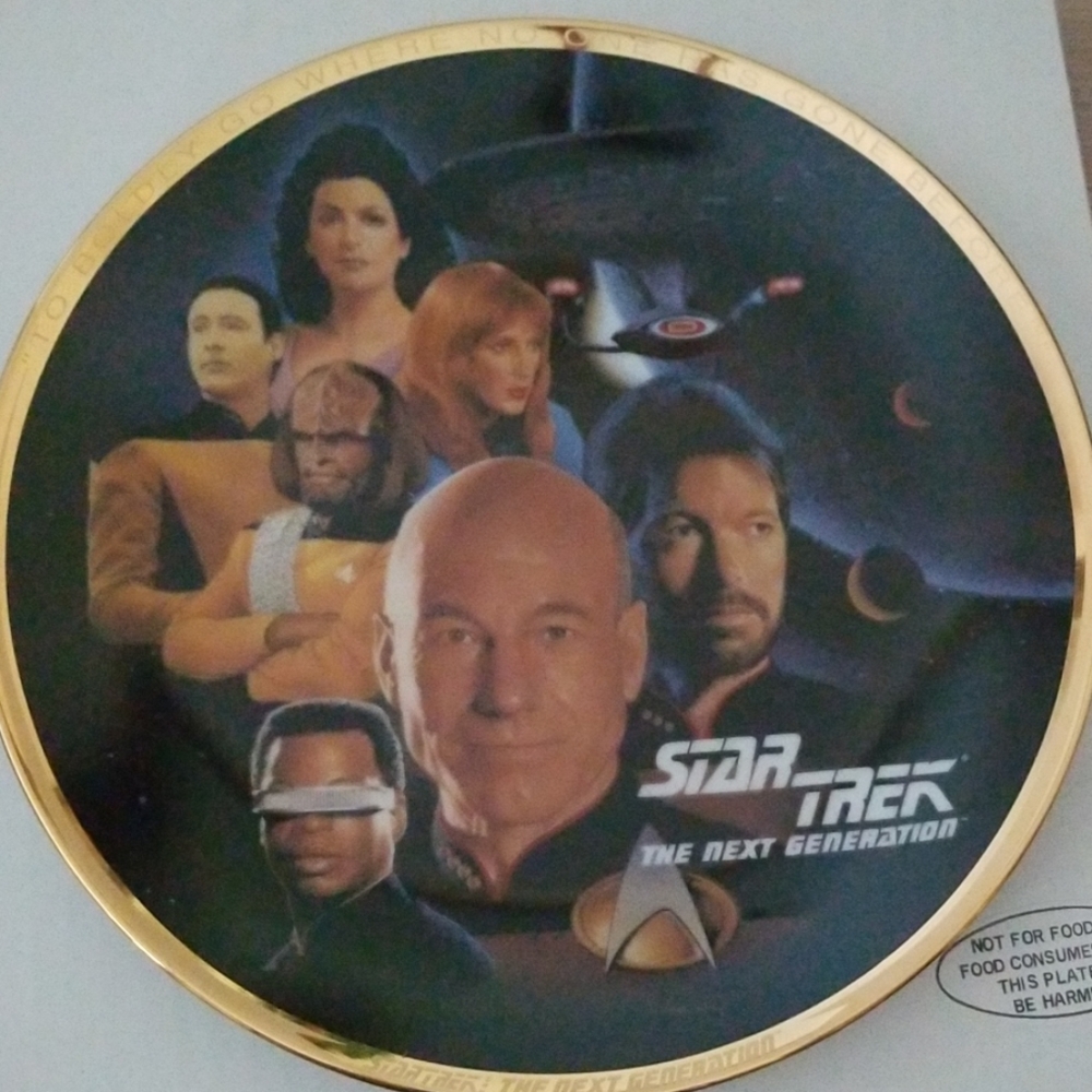 Star Trek NG Porcelain Collectors Plate